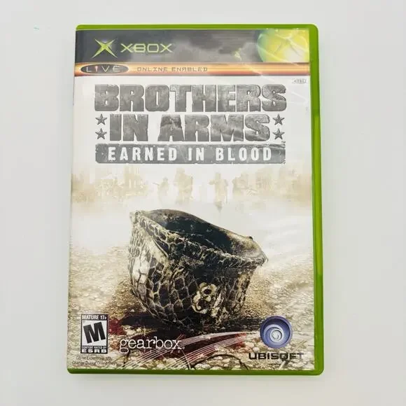 Brothers in Arms: Earned in Blood (Original Xbox) CIB COMPLETE & TESTED VG Cond