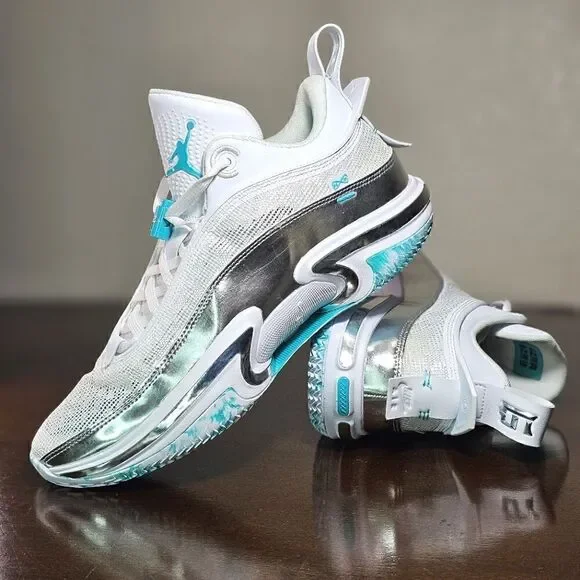 Nike Air Jordan XXXVI 36 Low PF Guo Ailun Women's 10 Silver Jade DM9032-130 Shoe