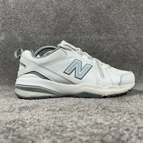 New Balance 608v5 WX608WB5 Women's Size 10.5 White Athletic Walking Shoes Used