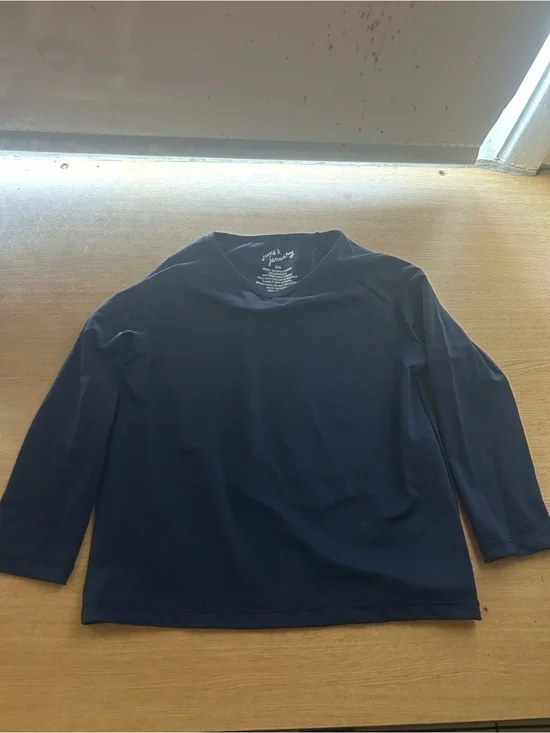 Kids Long Sleeve Swim Rashguard - Navy