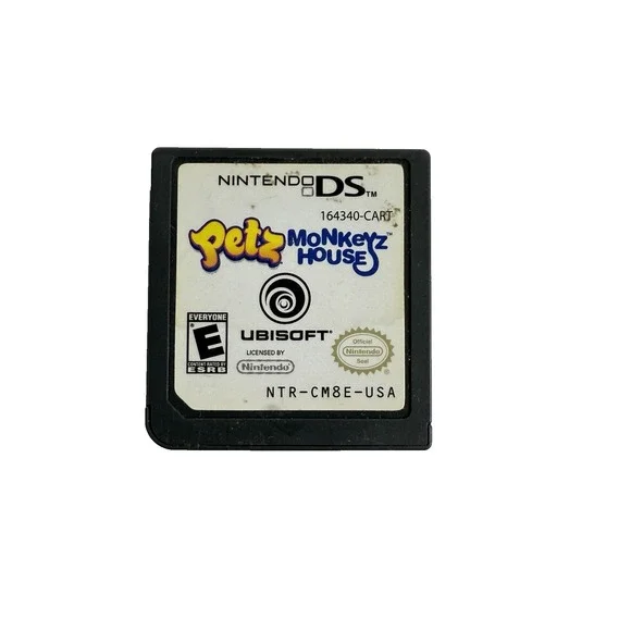 Petz Monkey House Nintendo DS NDS Ubisoft 2008 Cartridge Only Tested Working