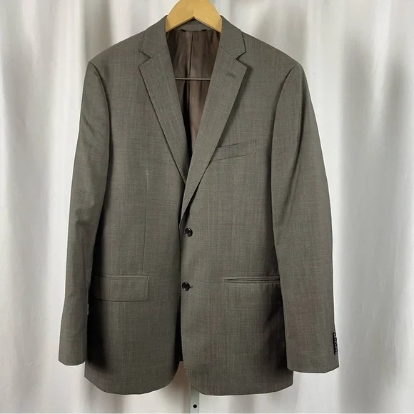 Marc Anthony Wool 42R 2 Button Blazer Career Professional Office Business