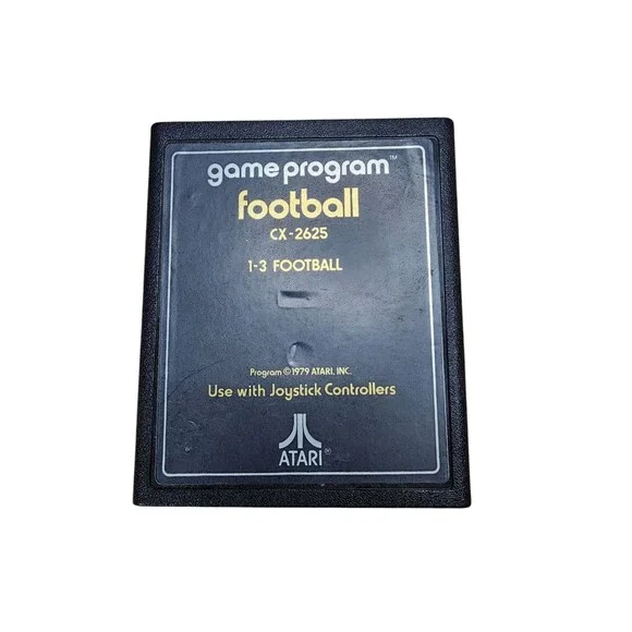 Game Program Football Atari 2600 Cartridge‎