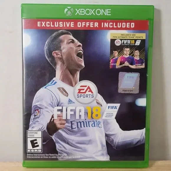 XBOX ONE Game: FIFA 18 w/ Inserts