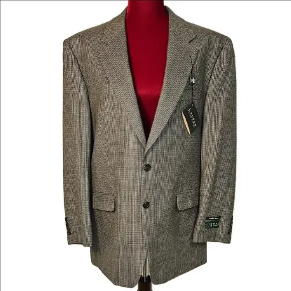 Lauren Ralph Lauren Men's Gray Blazer 42R