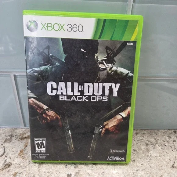 Call‎ of Duty Black Ops XBOX 360 Rated M Complete CIB Disc Manual