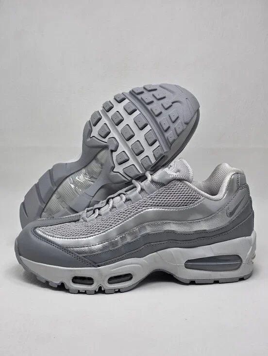 Nike Air Max 95 Big Bubble Grey Fog Silver IB6398-001 Sneaker Women's Size 8 New