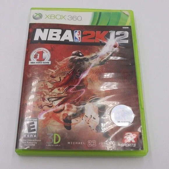 2K Sports NBA 2K12 Xbox 360 Game - Complete Case Disc Manual Basketball