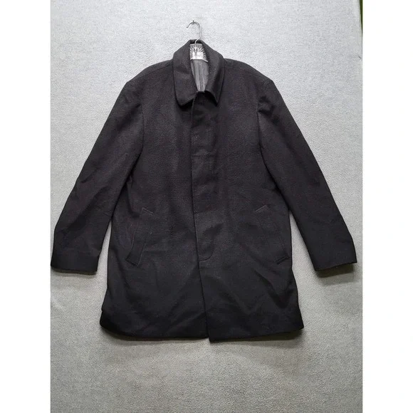 Lauren Ralph Men Blazer 44R Black Polyester Wool‎ Jake Long Sleeve