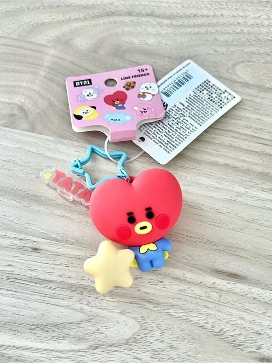 UNAVAILABLE BTS BT21 Mini LED Light Up Keychain - TATA (V)