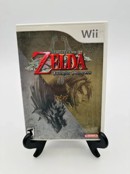 Legend of Zelda Twilight Princess Nintendo Wii 2006 CIB Complete Tested Works VG