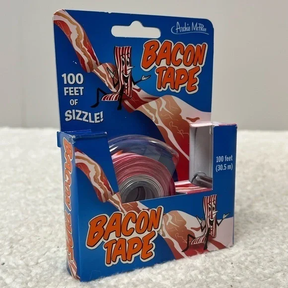 Archie McPhee Accoutrements 100 Feet of Bacon Tape