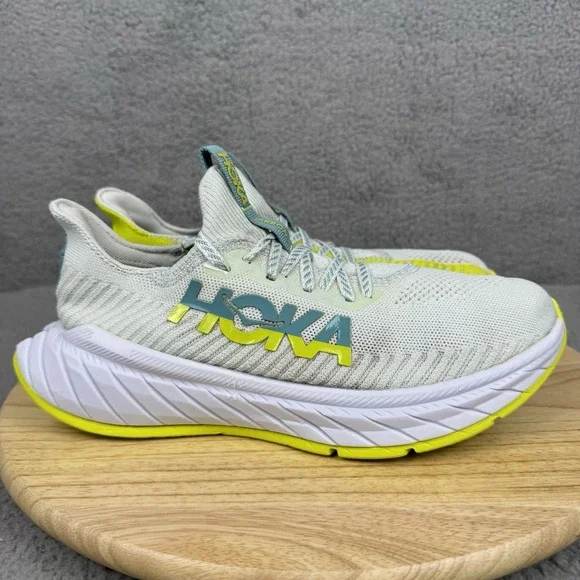Hoka Carbon X 3 Mens 8D‎ Womens 9 Billowing Sail Evening Primrose Running Shoes