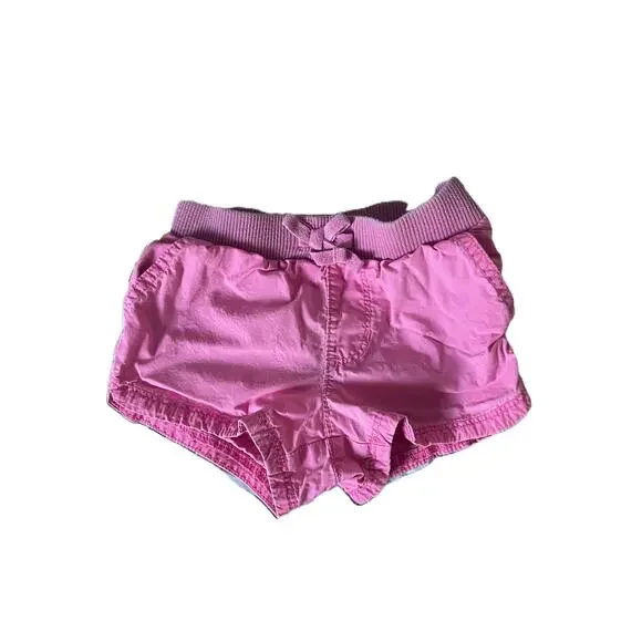 The Children's Place Baby Girls Pink Cotton Pull-On Shorts Size 18-24 Months