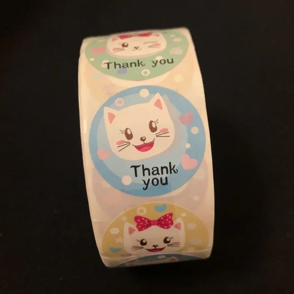 50 Thank You Stickers 1