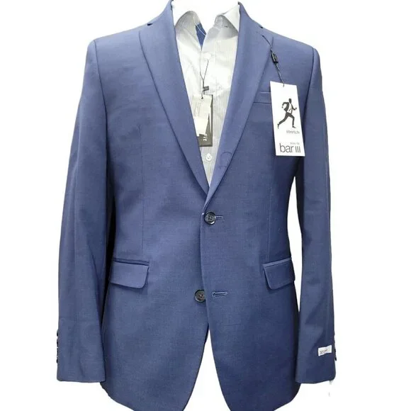 Bar III Slim Fit Active Stretch Jacket. Size 40R.  NWT $425