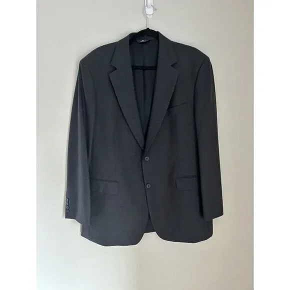Brooks Brothers Dark Gray Wool Blazer 43 $1,380 made in USA Career Class…​​