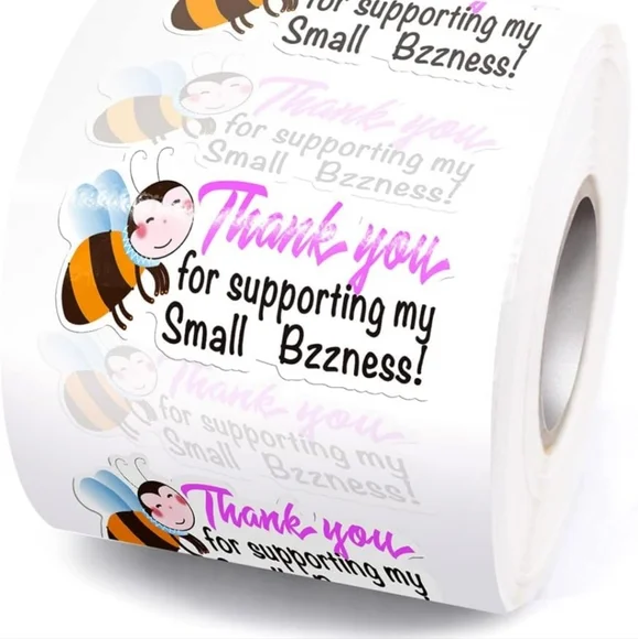 50 ct  Thank You Small Business Stickers for Packages