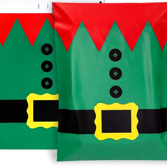 Elf-Themed Polymailers (25) 10x13