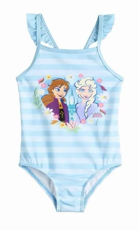 Frozen Swimsuit Toddler Girl One-Piece 3T Elsa Swim NWT Disney New