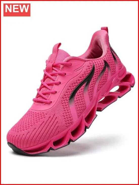 Women's Athletic Road Running Walking Shoes Slip On Lightweight Breathable Mesh