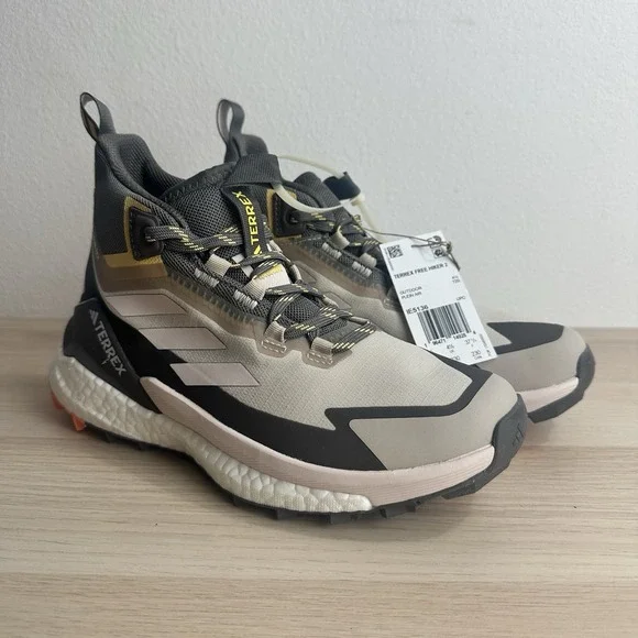 Adidas Terrex Free Hiker 2 Gortex Boost In Plein Air IE5136 Womens 6.5 Beige Tan