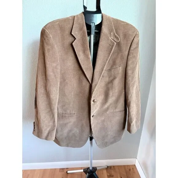 Lauren Ralph Lauren Mens Corduroy Sports Jacket Blazer Schoolboy Elbow Patch 42R