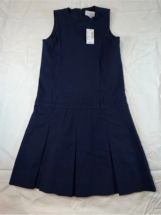 Girls Navy Blue School Uniform Pleated Jumper Dress- The Children’s Place NWT