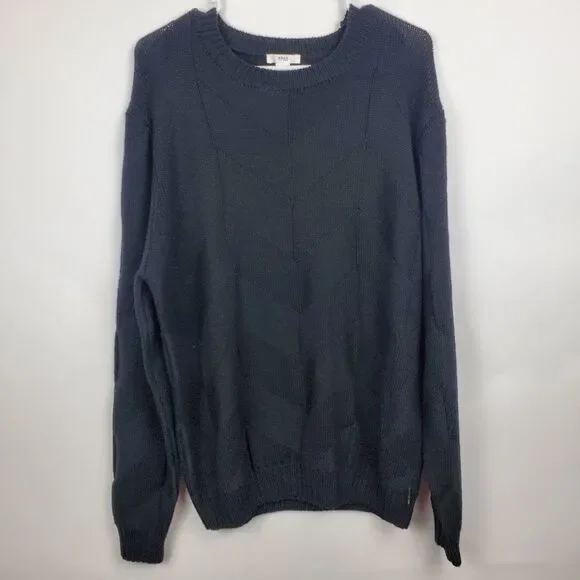 BRAX Feel Good RICK Wool Pullover Ribbed Knit Crew Neck Sweater Sweatshirt Mens