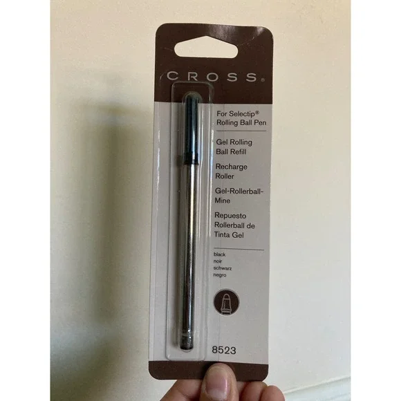 Vintage CROSS 8523 Selectip Gel‎ Rolling Ball Ink Refill Black Stationary Fancy