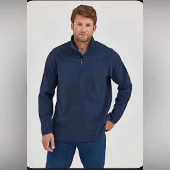 Wrangler Authentics Men’s Quarter Zip Pullover - EUC