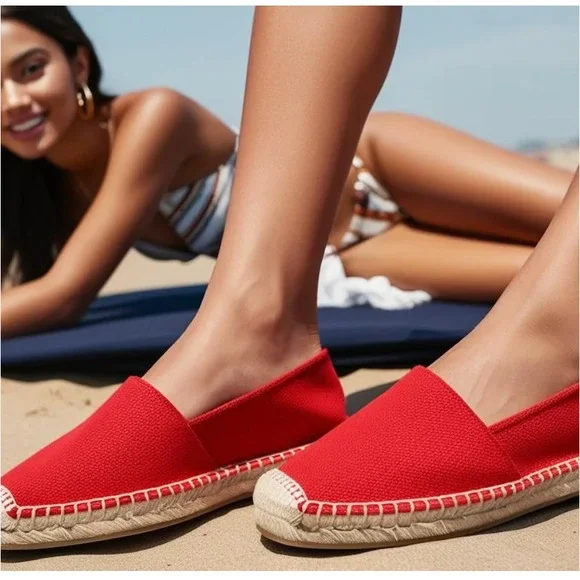 NWT‎ SEA STAR BEACHWEAR Women Beachcomber Orange Espadrille Water Shoes  W 11