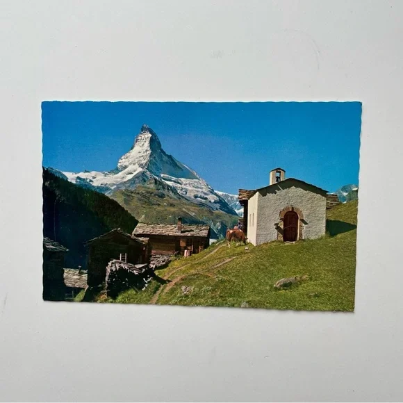 🎯3/$10 Vintage VTG Matterhorn Color Postcard