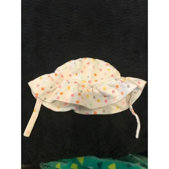Gymboree Sun Hat 6-12 Month Polka Dot