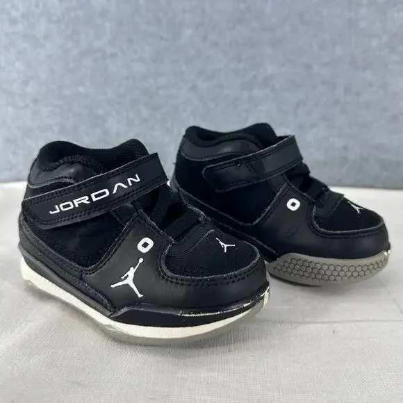 Jordan Team Low Toddler sz 6C 440824-001 Sneaker Elastic Laces & Strap