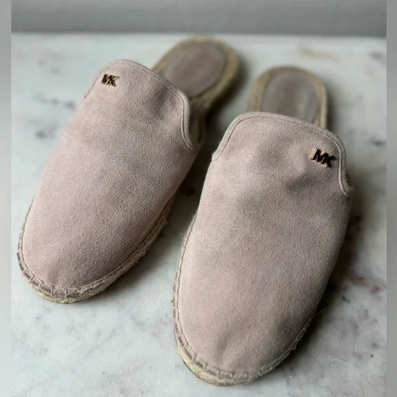 Michael‎ Kors Women’s Suede Espadrille Slipper Color Pink Size 8.5