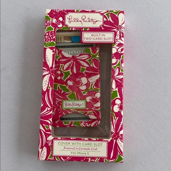 Lilly Pulitzer IPhone 5 Garden By the Sea Case featuring 