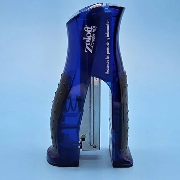 Pharmaceutical Promotional Stapler Blue 