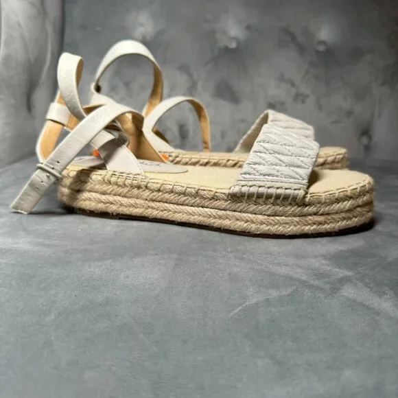 Splendid Platform‎ Espadrilles Sandal Size 8M Seward Sandal in Light Grey nwot