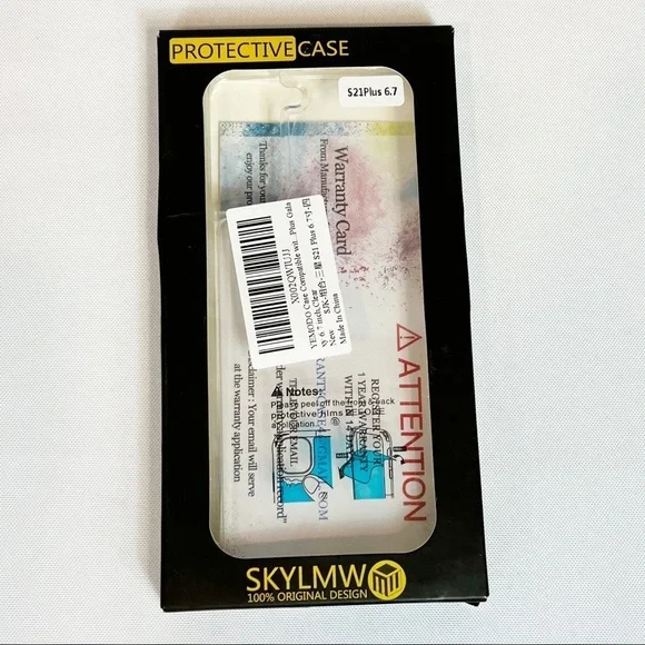 NEW Skylmw Samsung S21 Plus Clear Phone Case Cover