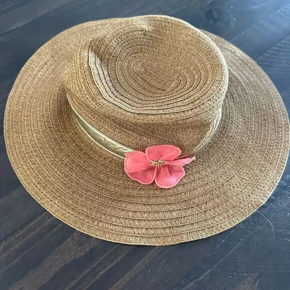 Girls Gymboree beach floppy garden hat ages 8+