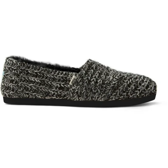 Toms Alpargata Sweater Knit Fleece Espadrilles