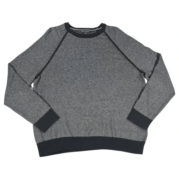 Banana Republic Men XL Dark Gray Pima Cotton Cashmere Blend Sweater Pullover EUC