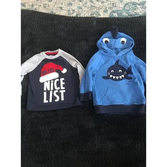 Gymboree Lot baby boy size 12m 18m 24m Xmas Shark