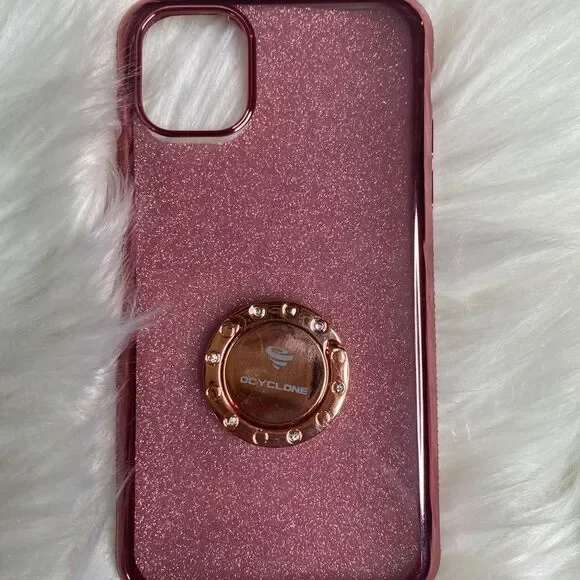 Pink Glitter OCYCLONE for iPhone 11 Case​