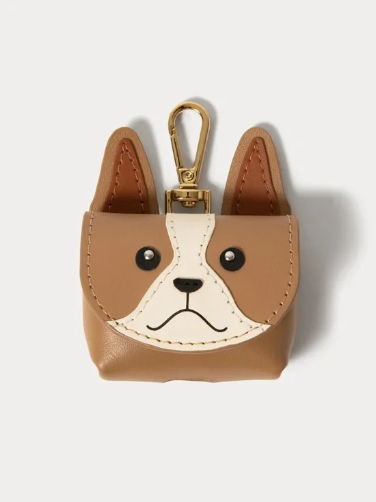 A Bandolier Frenchie Puppy Air Pods Pouch Holder
