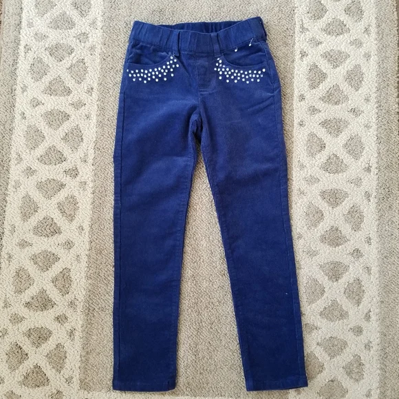 Gymboree Corduroy Sequin Pants Girls Size 5