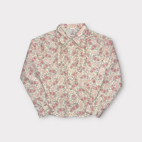 Gymboree VINTAGE 2001 Floral Paisley Blouse