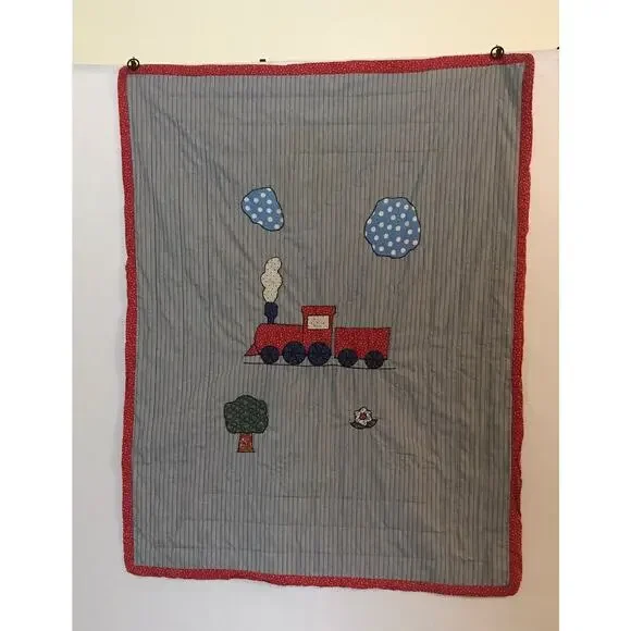 Train blanket 41‎ 1/2 x54 1/2