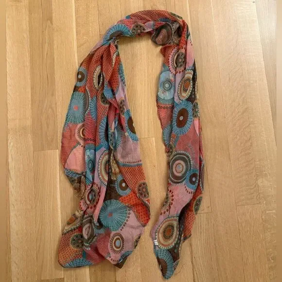 Colorful Patterned Scarf